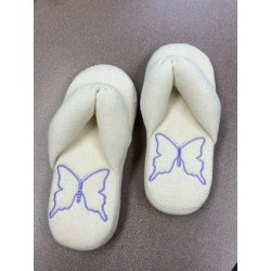 Butterfly « thong » slippers