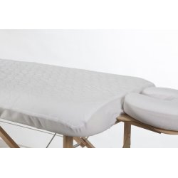 Quilted Fitted Sheet Allez Housses Massage Linen
