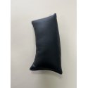 Shoulder 1/2 moon leatherette pillow 12X6